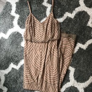 Adrianna Papell beaded dress